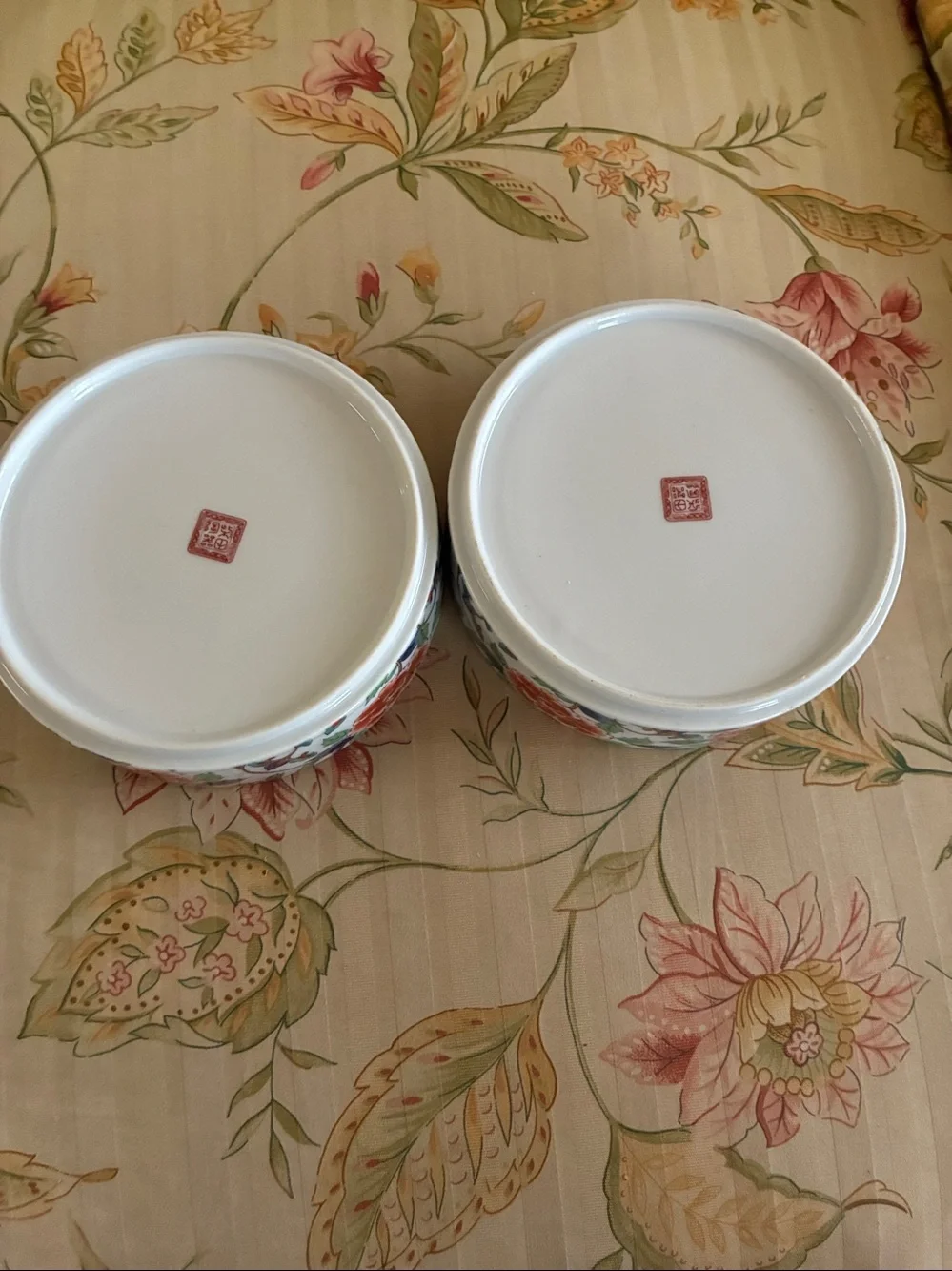 Japanese Porcelain Staking Bowls 6”